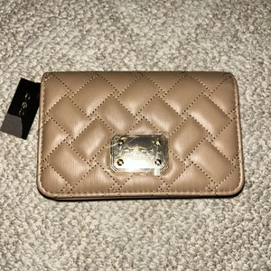 BEBE Stanley Quilted Crossbody Bag Camel NWT (2nd Photo To Show Chain Only) - Picture 1 of 6