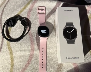 Samsung Galaxy Watch 8 Worn only a couple of times Pink Strap - Picture 1 of 5