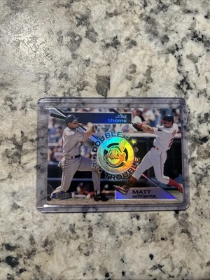 Jim Thome/Matt Williams-Indios de Cleveland-1998 Fleer "doble problema" #17 de 20DT Foto 1 de 2