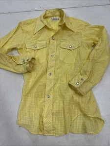 Camisa Western de Colección Lazy H Ranch Perla Bordada a Presión Cuello Daga Para Mujer 12 Hombres - Imagen 1 de 4