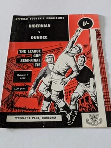 Hibernian Hibs  v Dundee Scottish League Cup Semi-Final 1968 - Picture 1 of 4