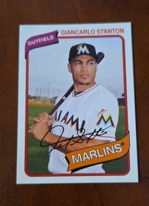 2012 Topps Archives #130 Giancarlo Stanton Miami Marlins New York Yankees - Picture 1 of 1