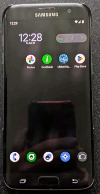 Samsung Galaxy S7 Edge Smartphone LineageOS 21 Android 14 Unlocked Screen Burn - Image 1 of 4