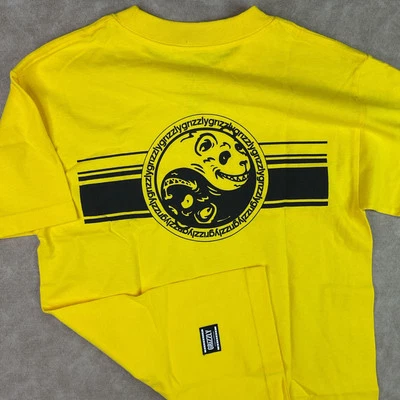 Grizzly Gripetape T-Shirt Graphic Tee Authentic Ying Yang Yellow Men Sz S NWOT - Image 1 of 4