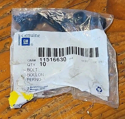 (Bag of 10) GM 11516630 Screws M4.2-1.4x20 LG Crown Washer Head Genuine OEM - Image 1 of 4