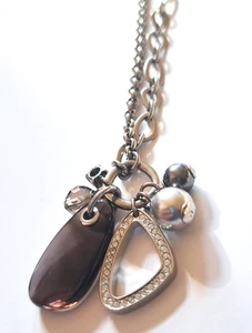 Fossil Modeschmuck, Halskette, Pendant, Charms, 46cm, 37g - Bild 1 von 7