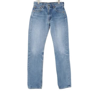 Vintage Levi's Jeans 505 04 Hombre Regular Recto Oa8 Talla W30 L34 - Imagen 1 de 9