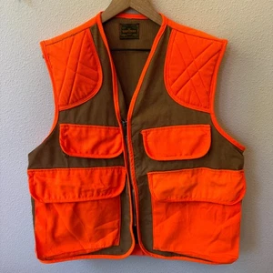 VTG SafTbak Hunting Vest XL Canvas Removable Game Pocket Water Repellent Padded - Picture 1 of 15