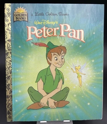 Vintage A Little Golden Book Disney’s Peter Pan 1989 Very Good - Image 1 of 4