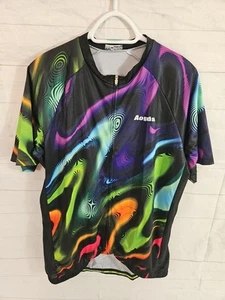 Aogda Herren 3XL passt wie L Radfahren Fahrrad Trikot Shirt Full Zip Kurzarm - Bild 1 von 10