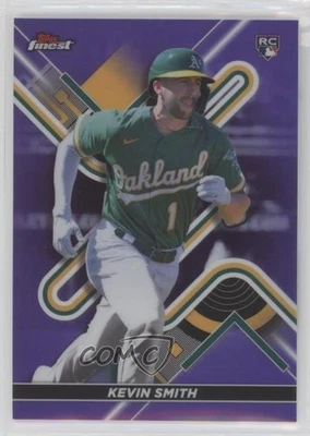 2022 Topps Finest Purple Refractor /250 Kevin Smith #45 Rookie RC - Image 1 of 2