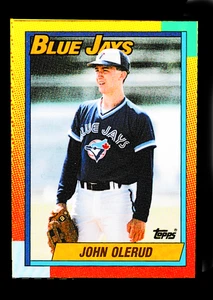 1990 Topps Traded 83T John Olerud - Rookie Card - Toronto Blue Jays - Foto 1 di 2