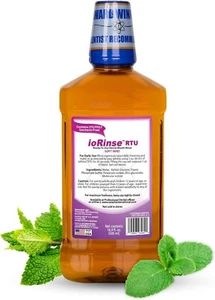ioRinse Ready-to-Use RTU Mouthwash Professional Strength - Soft Mint 500ml - Picture 1 of 3