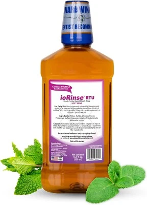 ioRinse Ready-to-Use RTU Mouthwash Professional Strength - Soft Mint 500ml - Image 1 of 3