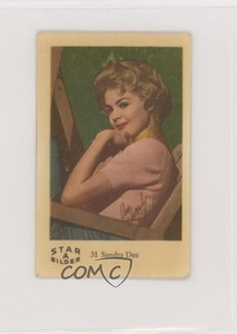 1962 Dutch Gum Star Bilder A Food Issue Sandra Dee #31 f5h