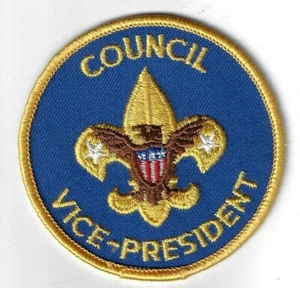 Council Vice President Position Patch Authentic Issue [MA167] - Picture 1 of 1