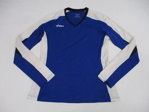 Asics Shirt Men's Size Large Blue Long Sleeve Compression Running Athletic - Picture 1 of 9