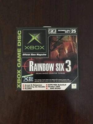 OXM Demo Disc 25 Official Xbox Magazine Demo Disc December 2003 Rainbow Six 3 - Image 1 of 3