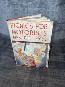 Picnics For Motorists 1936 1st Edition By Mrs Leyel DJ HB Very Scarce Routledge - Picture 1 of 18