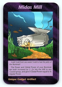 Illuminati New World Order INWO UnLimited Card Game NWO Midas Mill Common