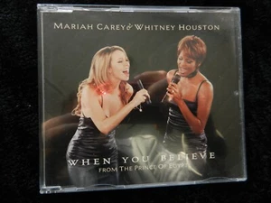 Whitney Houston & Mariah Carey - WHEN YOU BELIEVE -aus Privatsammlung-Maxi CD - Bild 1 von 4