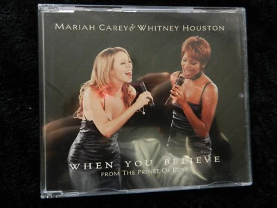 Whitney Houston & Mariah Carey - WHEN YOU BELIEVE -aus Privatsammlung-Maxi CD - Bild 1 von 4