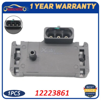 12223861 For GM 3Bar 3 bar Manifold Map Sensor Boost Turbo W/ Pigtail Plug Wire  - Image 1 of 4