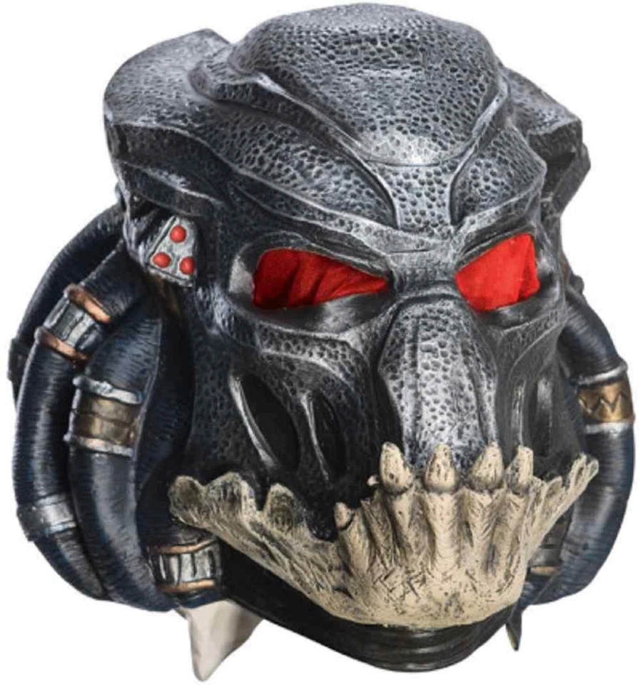 Berserker Black Predator Mask Alien Fancy Dress Halloween Costume Accessory - Image 1 of 1