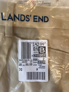 Land’s End Size 16 Womens Khakis NWT IN Sealed Plastic See Printed Info On Pkg - Picture 1 of 3