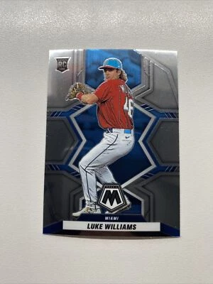2022 Panini Mosaic Baseball Rookie Card RC 257 Luke Williams Miami Marlins - Image 1 of 2