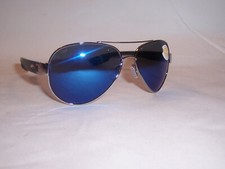 NEW COSTA DEL MAR SUNGLASSES SOUTH POINT PALLADIUM/BLUE MIR 580P  $249 POLARIZED