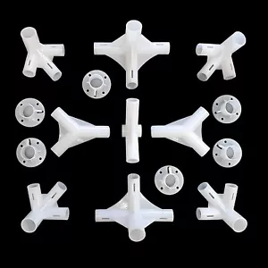 15x Spare Parts For 3x6m Gazebo Awning Tent Feet Corner Center Connector 25/19mm - Picture 1 of 8