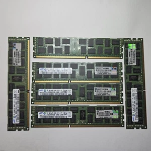 Samsung 48GB (8GBx6) 2Rx4 PC3L-10600R DDR3 1333MHz ECC REG RDIMM (6 Sticks) HP - Picture 1 of 4