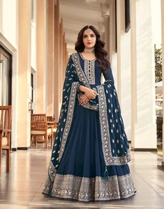 Nuovo abito da sposa indiano Salwar firmato Kameez Anarkali pakistano eid Gow - Foto 1 di 6