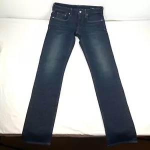 BONOBOS Men's Slim Fit Dark Blue Jeans 30x34 Cotton / Spandex EUC (BNF61) - Picture 1 of 15