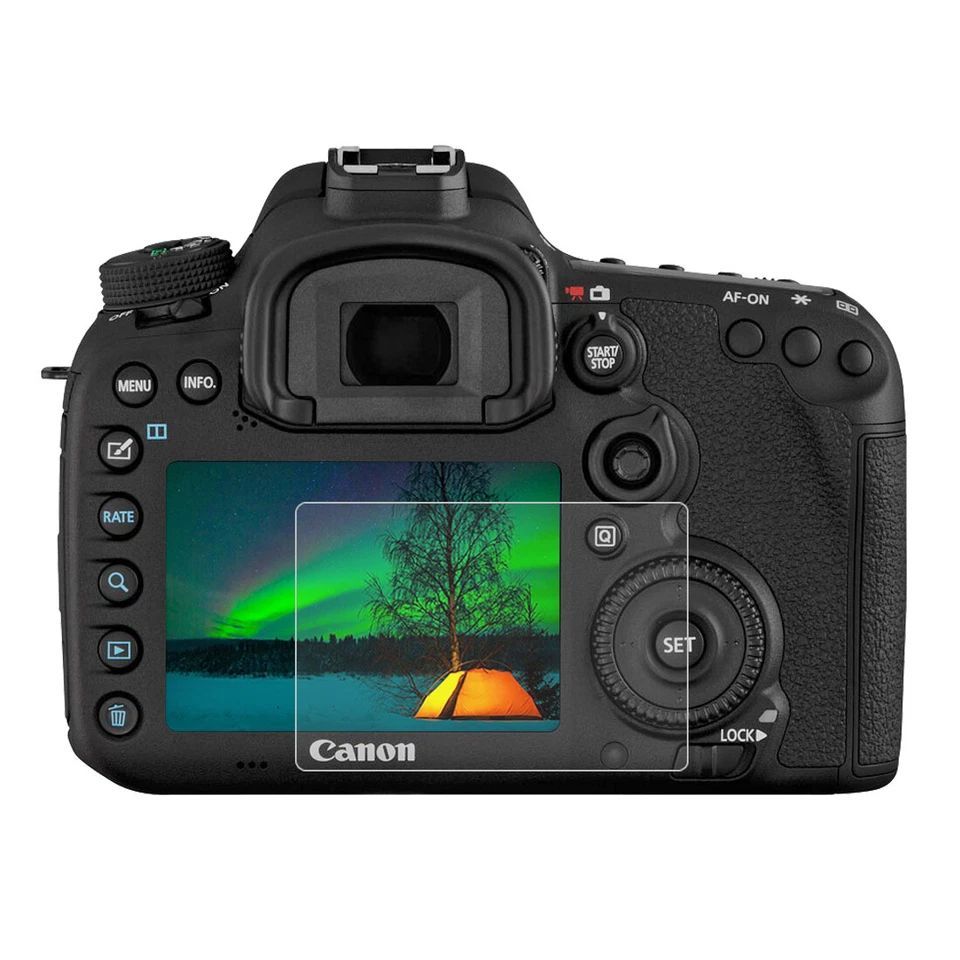 For Canon EOS 7D Mark II 7D2 Camera Tempered Glass Screen Protector Hard Film - Image 1 of 4