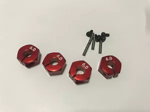 Aluminum Wheel 12mm Hex Adapters Traxxas Rally Stampede Slash 4x4 -R - Picture 1 of 2