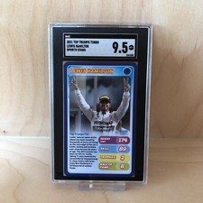 2021 Top Trumps Turbo Sports Stars Lewis Hamilton Formula 1 SGC 9.5 Pop 1