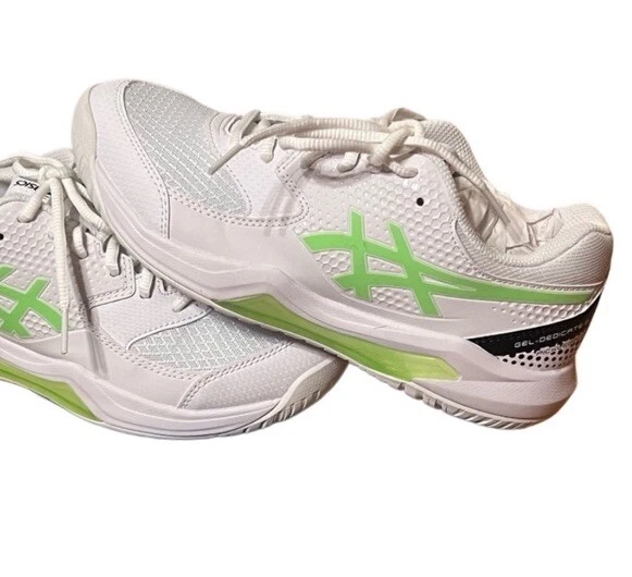 ASICS Mens Gel-Dedicate 8 White Tennis Shoes Size 9.5 (7800131)