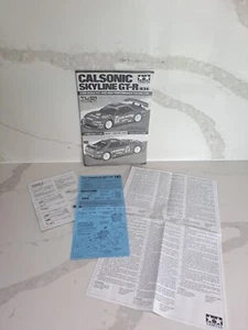 Tamiya 58255 Calsonic Skyline GT-R Handbuch schneller Versand gebrauchter Zustand - Bild 1 von 17