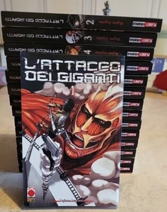 L'attacco Dei Giganti sequenza 1/15 Planet Manga Ristampa - Foto 1 di 5