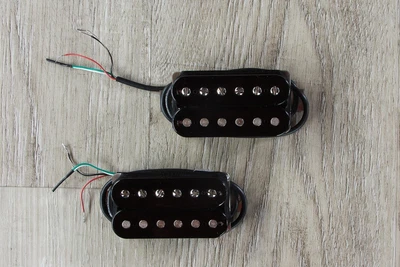 Juego de pastillas Humbucker abiertas de 6 cuerdas Bare Knuckle Ragnarok 50 mm bobinas negras Foto 1 de 2