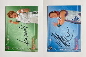 Bbm 2016 Women'S Pro Wrestling Autographed Card Set Of 2