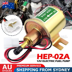 Universal 12V Electric Fuel Pump Inline Diesel Petrol Low Pressure OZ - Picture 1 of 9