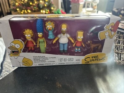 Juego de figuras Simpsons Family 2,5" paquete de 7 2024 Jakks Pacific - NUEVO estuche fresco Foto 1 de 3