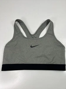 Nike Damen meliert grau schwarz Mid-Impact Sport-BH Medium - Bild 1 von 6