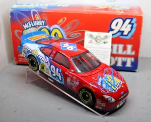 2000 Bill Elliott McDonald's McFlurry 1/24 Action NASCAR Diecast Autographed - Picture 1 of 2