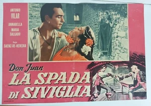 50667 Fotobusta Film 59 - Don Juan la spada di Siviglia - Antonio Vilar - Picture 1 of 3