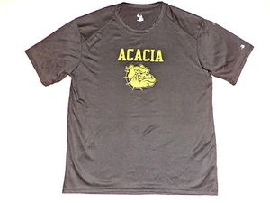 N W/O T BADGER SPORT SHORT SLEEVE BLACK T-SHIRT "ACACIA" FRONT L K#7905 - Picture 1 of 3