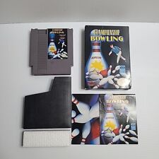 Championship Bowling (Nintendo Entertainment System NES, 1989) CIB Complete 